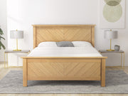 Palermo Oak Wooden Bed Frame