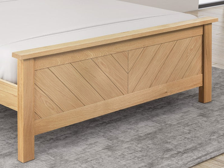 Palermo Oak Wooden Bed Frame